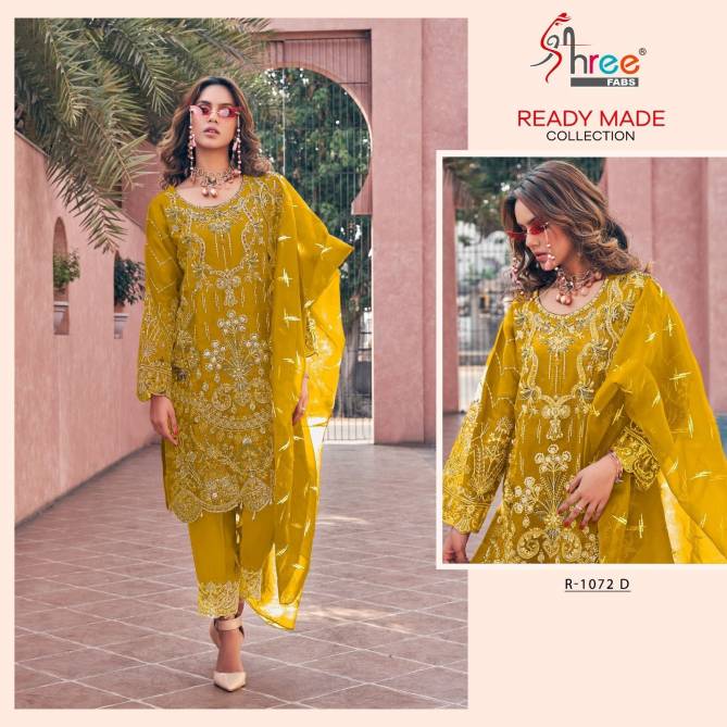 R 1072 By Shree Fabs Pakistani Suits Catalog